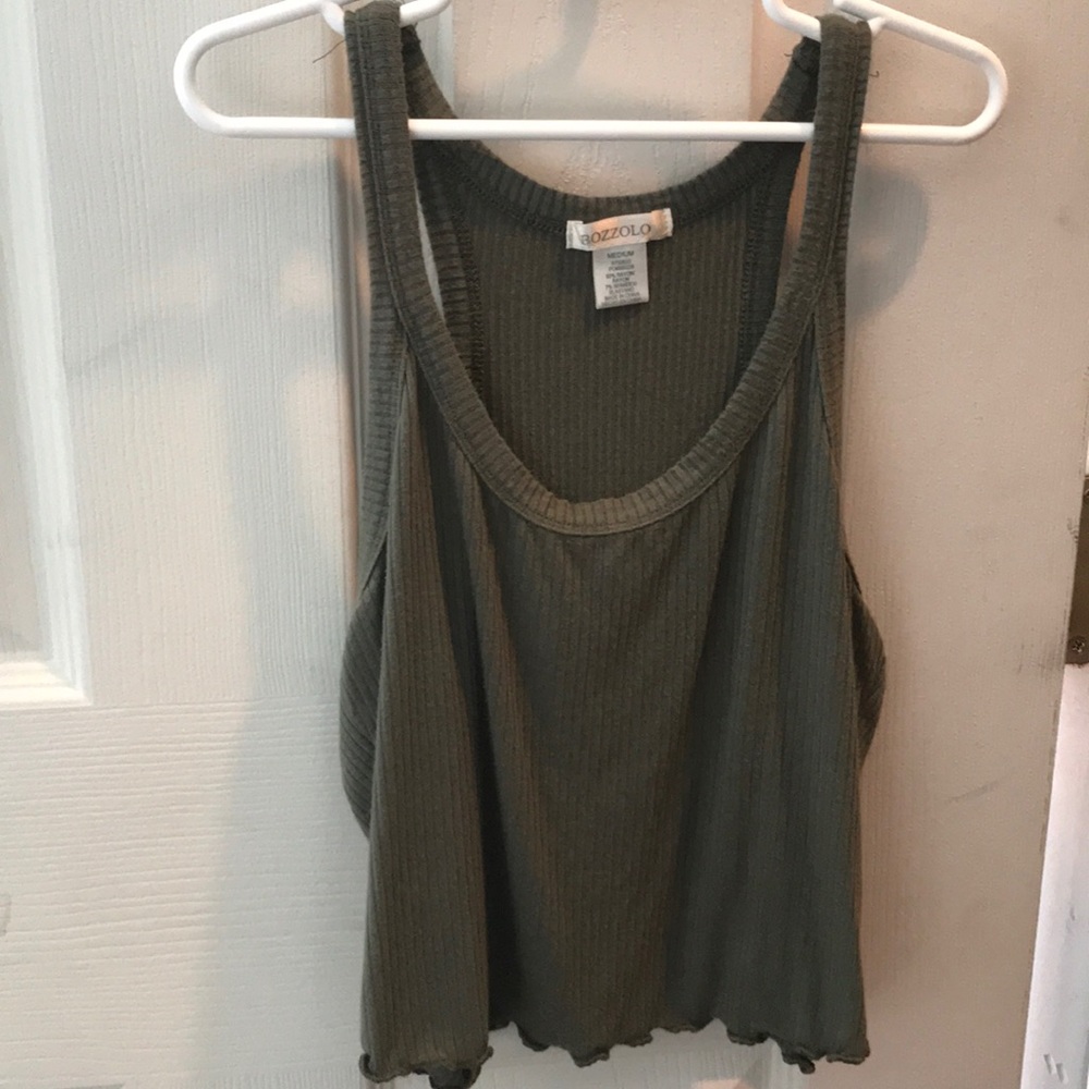 cropped tank top